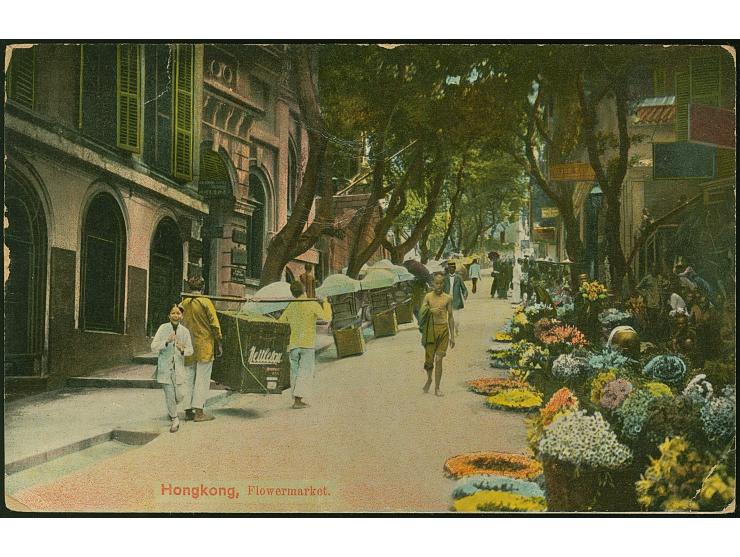 “COLLECT POSTAGE 04 CENTS”, excellent strike applied on arrival to unfranked postcard from “SWATOW 22 OCT 15” (Shantou) via “