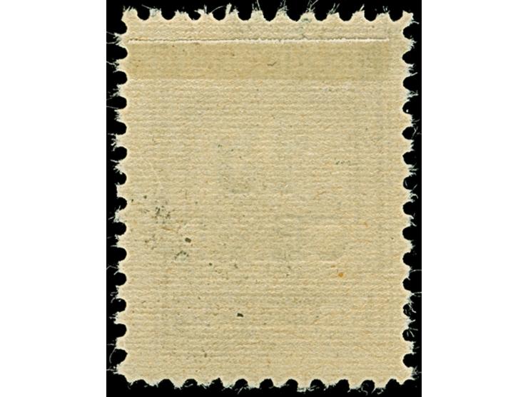 1923, Grünaufdruck 15 C. auf 50 M. dunkelockerbraun, mit Aufdruck in Mischtype, “'1' in Type II und ‘5’ in Type I, von Aufdru