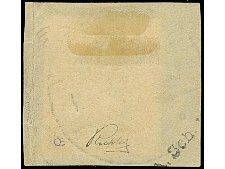 1919, Aufdrucktype I: Germania 25 Pfennig rotorange/schwarz auf gelbweiß, farbfrisch und gut gezähnt, sauber mit Stempel “Deu