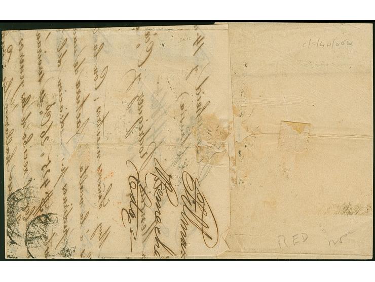 1865, kpl. Faltbrief von "REMSCHEID 15 10 65" über die 'Prussian closed mail' nach Havanna, Kuba, bezahlt mit 14½ &nbsp;Sgr. 