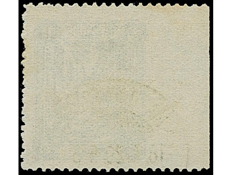 1920, 1. Mailänder Ausgabe 25 Pfennig dunkelultramarin, linkes Seitenrandstück, links senkrecht ungezähnt, sauber gestempelt,