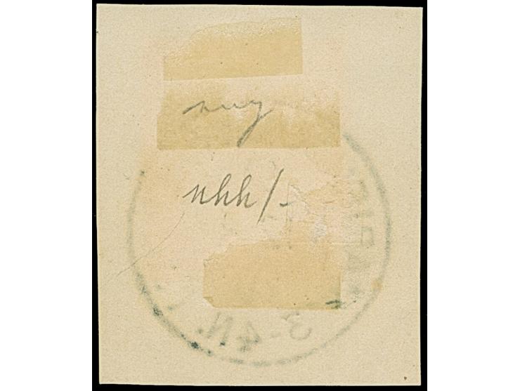 1920, Germania 80 Pfennig mit rotem Probeaufdruck im engen Zeilenabstand, farbfrisch und gut gezähnt, sauber mit EKr. “MARIEN