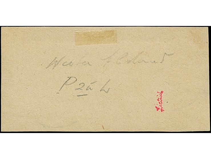 1920, 1,25 Mark, rechtes Seitenrandstück, mit Aufdruckfehler "P und L von PLÉBICITE auseinanderstehend" (Feld 20 einer Teilau