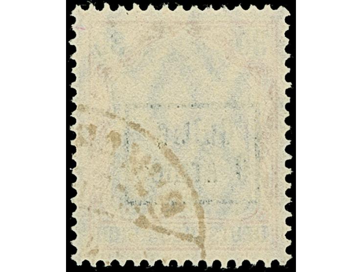 1918, Gültig 9. Armee, Germania 30 Pfennig rotorange/braunschwarz auf hellchromgelb, Friedensdruck, farbfrisch und sehr gut g