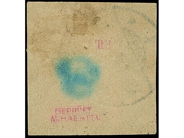 1920, Germania 2 Pfennig gelbgrau, farbfrisch und gut gezähnt, sauber mit Stempel “OPPELN 17.2.20” auf Briefstück (zur Kontro