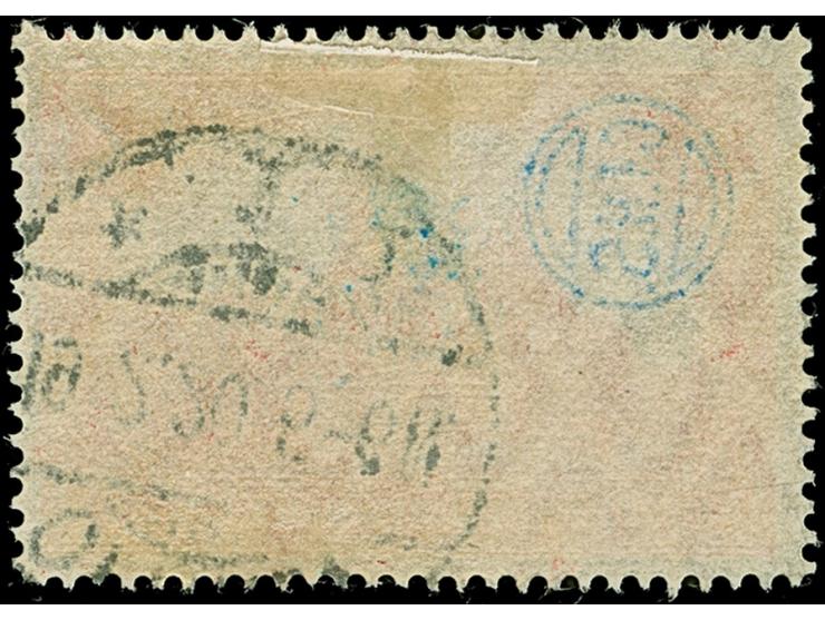 1920, Germania 1 Mark dunkelkarminrot, farbfrisch und gut gezähnt, sauber gestempelt “OPPELN 19.2.20”, tadellos, Fotoattest G