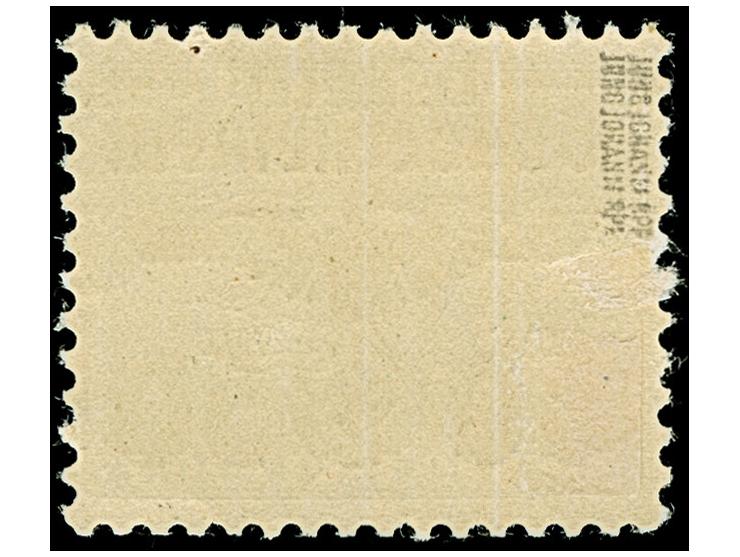 1940, Portomarke 50 Groszy auf 50 Groszy schwärzlichbläulichgrün, mit kopfstehendem Aufdruck, sauber ungebraucht mit den orig