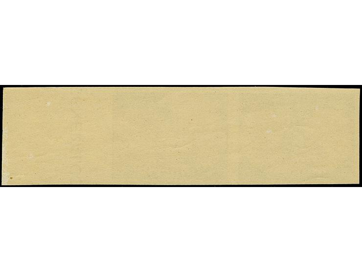 1940, Hoheitszeichen, Probedruck in verausgabten Farben ohne Wertziffer, waagerechtes Seitenrandpaar, postfrisch, tadellos