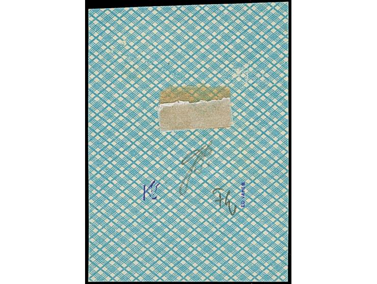 1941, Suworow 30 Kopeken blauschwarz, farbfrisch und gut gezähnt, sauber mit Stempel “ELVA -9.VII 41” auf Briefstück, tadello