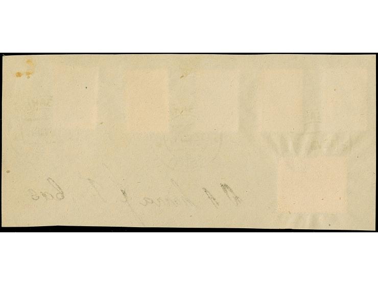 1941, 10 Kopeken - 1,20 auf 5 Kopeken, je farbfrisch und gut gezähnt, sauber mit Stempel “MOISAKÜLA 15 VIII 41” auf großem Br