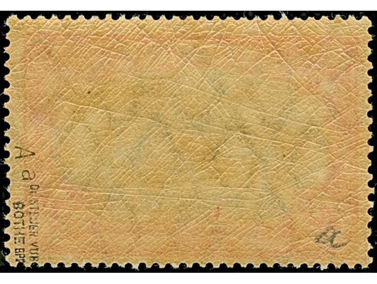 1908, Friedensdruck 3 R. dunkelkarminrot/grünschwarz (Rahmen gelblichrot quarzend), postfrisch und in tadelloser Erhaltung, s