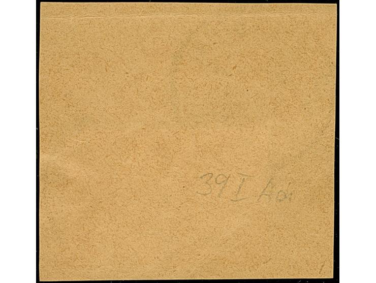 1908, Friedensdruck 3 R. dunkelkarminrot/grünschwarz (Rahmen gelblichrot quarzend) mit Stempel “WILHELMSTHAL DOA 5.9.12” auf 