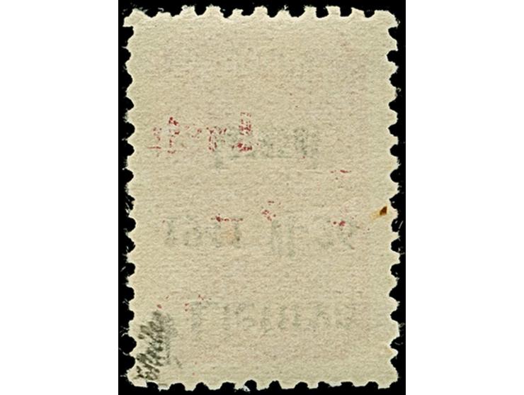 60 Kopeken lilarot, braunroter, kopfstehender Aufdruck von Aufdruckfeld 30, postfrisch, tadellos, sehr selten, sign. EKeiler 