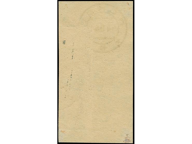 1941, Nicht ausgegeben: Hindenburg 4 Pfennig schwärzlichgrauultramarin mit Handstempelaufdruck “Pleskau 60 Kop”, senkrechtes 