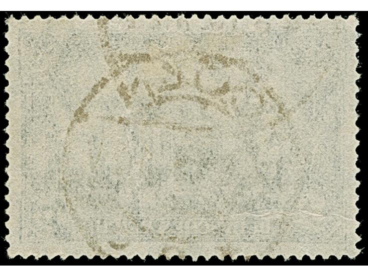 &nbsp;Kriegsdruck &nbsp;3 M. schwarzviolettgrau mit 26:17 Zähnungslöchern, sauber gestempelt, in einwandfreier Erhaltung,, Fo