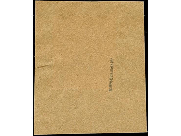 1941, 60 (Kopeken) auf Hindenburg 1 Pfennig schwarz, schwarzgrauvioletter Aufdruck, farbfrisch und gut gezähnt, sauber mit St