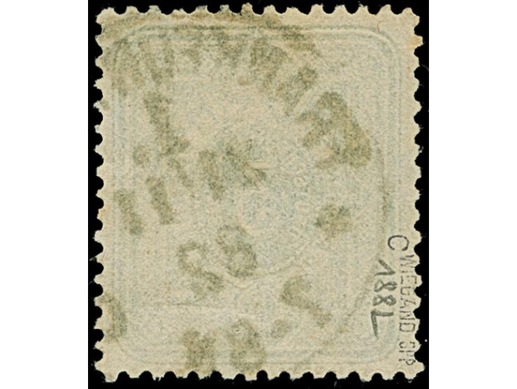 3 Pfg. zartsmaragdgrün, farbfrisch und typisch gezähnt mit klarem EKr. “FRANKFURT A/MAIN 1 *c 21.11.82” und in einwandfreier 