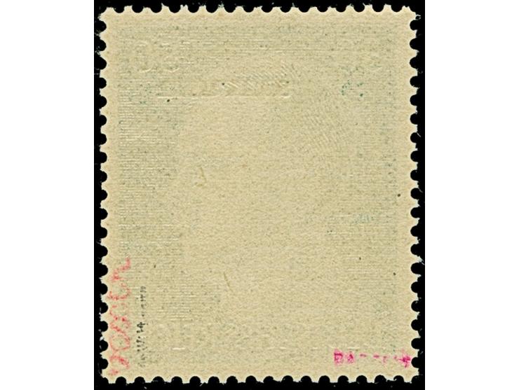 1941, Hitler 50 Pfennig, kopfstehender Aufdruck, postfrisch, tadellos, u.a. sign. Vossen und Dr. Wittmann sowie Fotoattest Kr