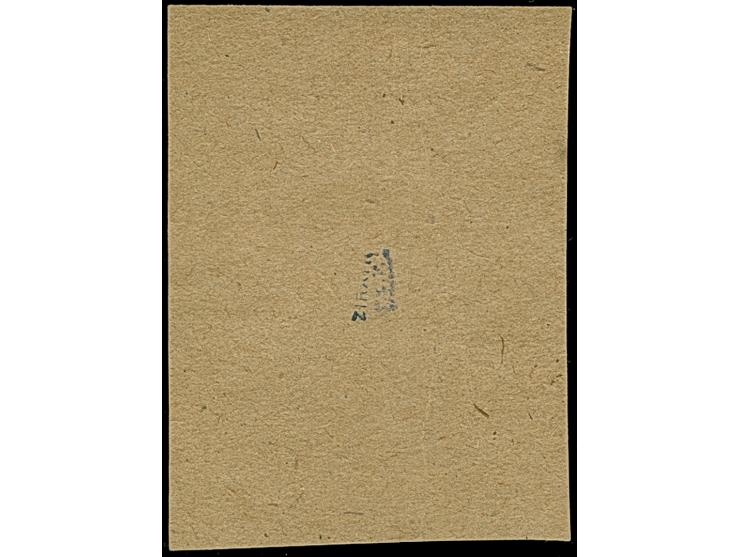 1942, Aufdrucktype III Hakenkreuz 4mm: 3 Rubel auf 60 Kopeken lilarot, farbfrisch und gut gezähnt, sauber mit kyrillischem St