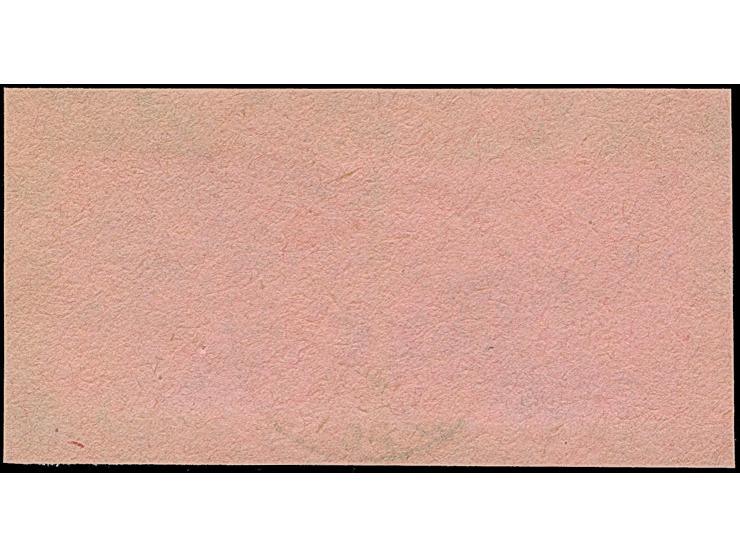 1941, Kontrollzeichen 1,50 Krb., geschnitten und gezähnt, je farbfrisch, von den Feldern 18 bzw 2, sauber mit kyrillischem St