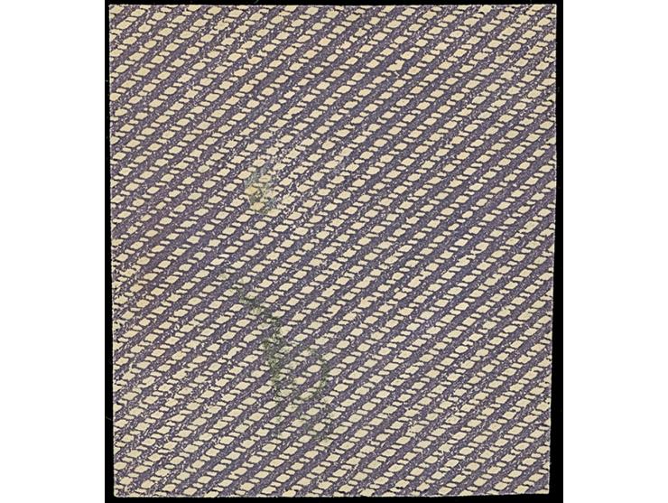 10 Lire dunkelbläulichviolett, mit Aufdruckfehler “Besetzuag” von Aufdruckfeld 17, farbfrisch und gut gezähnt, sauber mit Ste