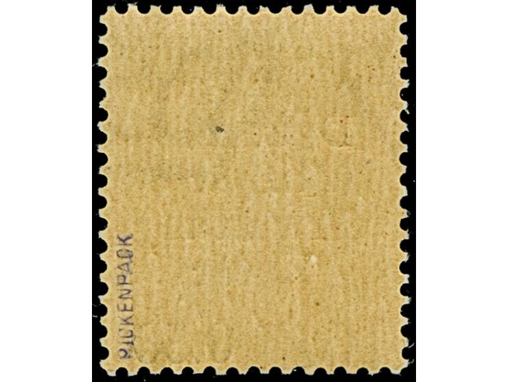 1944, Freimarke 0,50 Lire auf 10 Centisimi schwärzlichbraun, mit schwarzem Probeaufdruck, postfrisch, tadellos, sehr selten, 