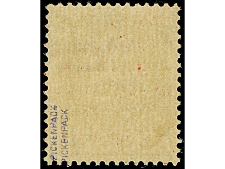 1944, Freimarke 3 Lire auf 30 Centisimi schwarzbraun, mit kopfstehendem Aufdruck in Type I, postfrisch, tadellos, sehr selten