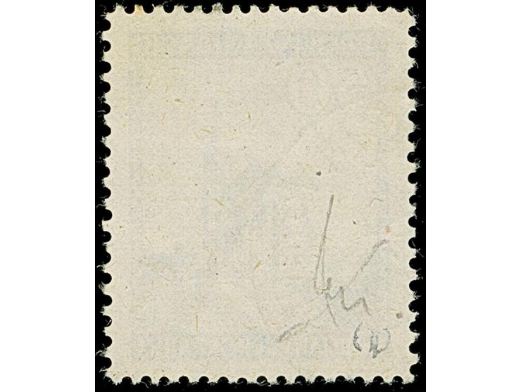 1945, Ansichten aus Slowenien Kapitelkirche in Rudolfswert 50 Centesimi dunkelviolett, mit Plattenfehler “Schattenbild des Ki