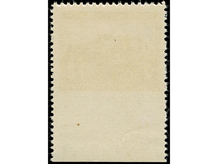 1945, Ansichten aus Slowenien Landschaft am Fluss Gurk 2,50 Lire schwärzlichockerbraun, Unterrandstück unten ungezähnt, postf