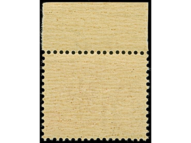 1944, 20 Centesimi dunkelrosarot, Oberrandstück mit Aufdruckabart “Aufdruck rechts statt mittig”, postfrisch, tadellos, eine 