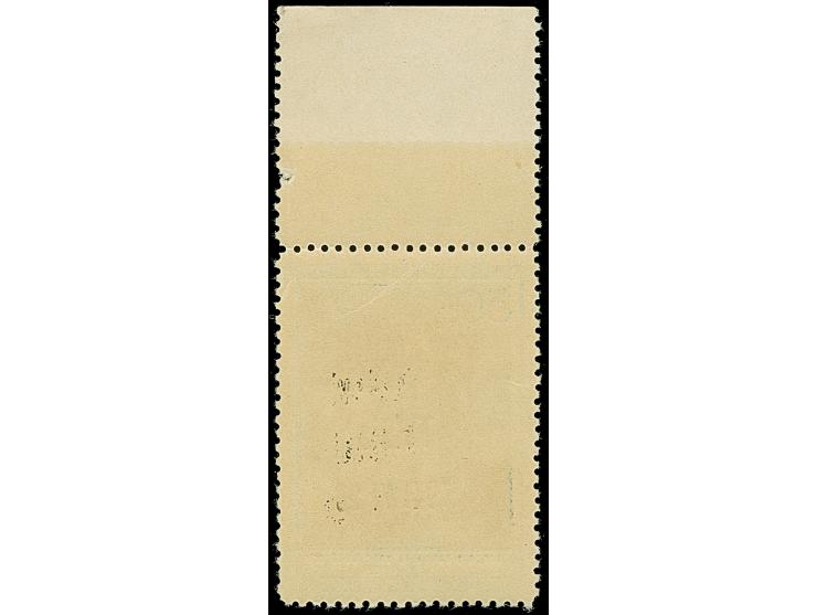 1941, Usbekische SSR 30 Kopeken, Aufdrucktype IIIb, Oberrandstück, postfrisch, tadellos, unsigniert mit Fotoattest Krischke B