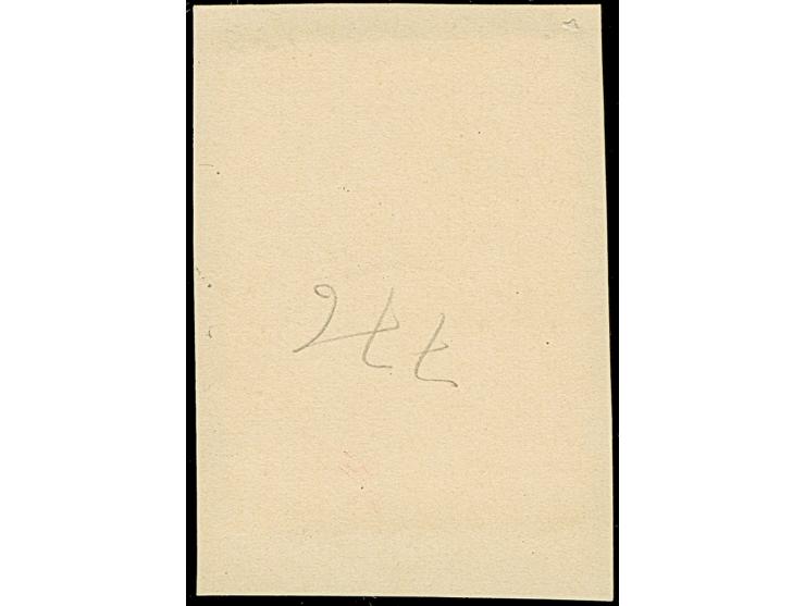 1941, Karelo-Finnische SSR 30 Kopeken, Aufdrucktype IIIb, sauber mit Stempel “TELSIAI 18.VII.41” auf Briefstück, tadellos, Fo