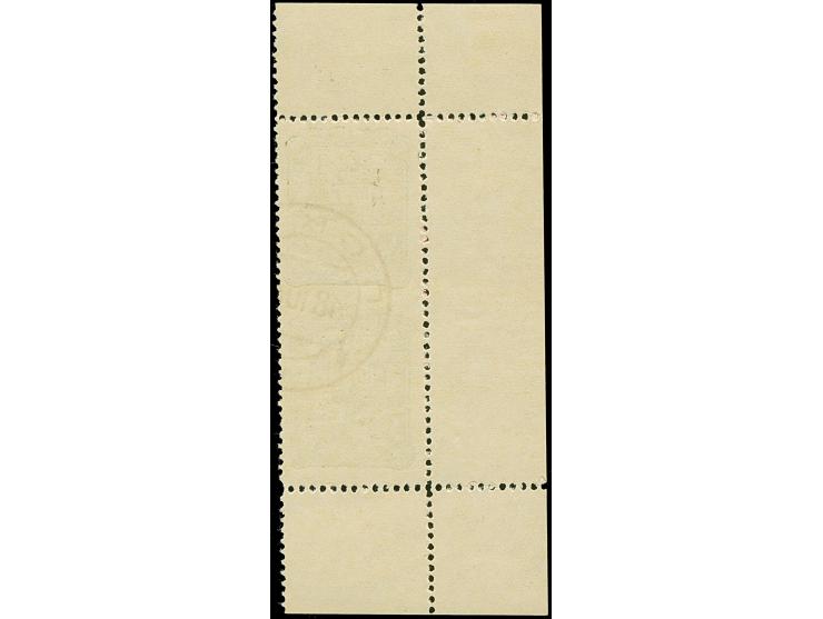 1941, Kathedrale 60 Kopeken schwärzlichgelblichgrün, senkrechtes Paar mit Ober- und Seitenrändern, waagerecht ungezähnt, saub