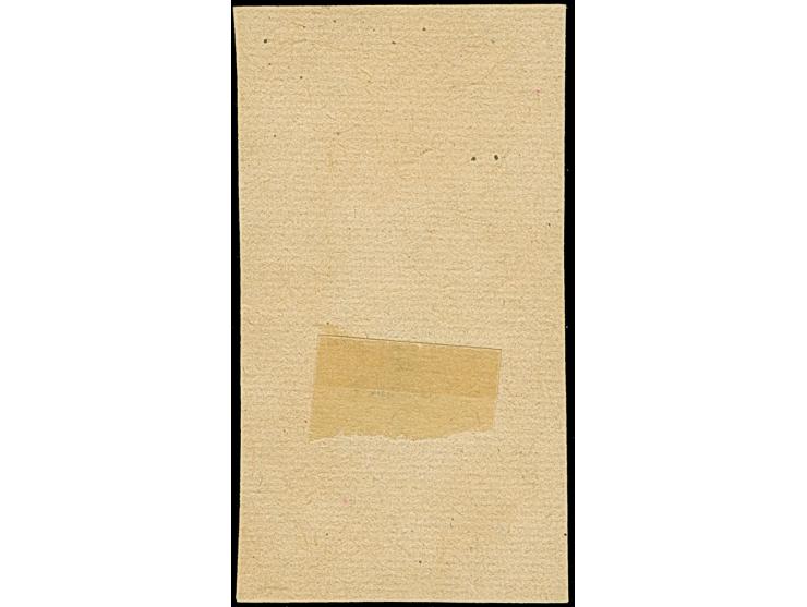 1942, 60 Kopeken schwarz, ungezähnter Probedruck, ohne Gummi wie verausgabt, tadellos, Fotoattest Krischke BPP (1996)