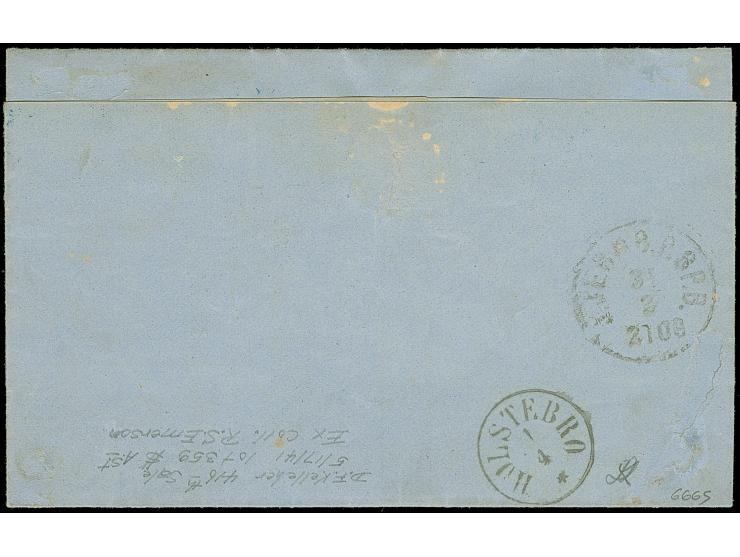 1864, ½ Sch. schwarz sowie zwei 1 Sch. braun, je farbfrisch und meist gut gezähnt, sauber mit DKr. “HAMBURG ST.P 30 3 67 11-1