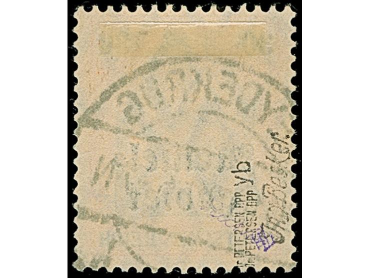 1920, Germania 30 Pfennig dunkelrotorange/schwarz auf orangeweiß, farbfrisch und gut gezähnt, sauber gestempelte “HEYDEKRUG 2