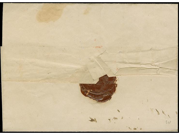 9 auf 9 Kr. und 7 Kr. mit jeweils klar aufgesetztem Taxis-EKr."GROSS GERAU 3/5" auf recommandirter Briefhülle nach London. 9 