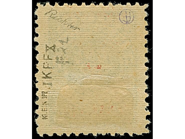 1923, 24-Werte 30 Centu auf 1000 M., kopfstehender Aufdruck von Aufdruckfeld 21 mit Aufdruckfehler “Punkt in der 0 von 30", s