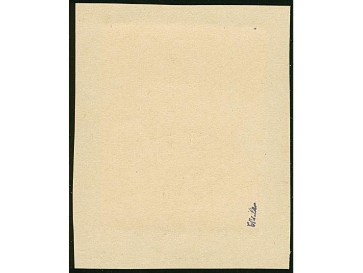 1941, Karelo-Finnische SSR 30 Kopeken, Aufdrucktype II, Aufdruckfeld 12, kurzes Seitenrandstück, sauber mit Stempel “TELSIAI 