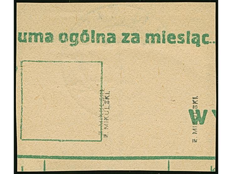 1941, Vilnius 5 Kopeken bräunlichrot, waagerechtes Paar mit rechtem Seitenrand, rechts ungezähnt, sauber mit Stempel “VILNIUS