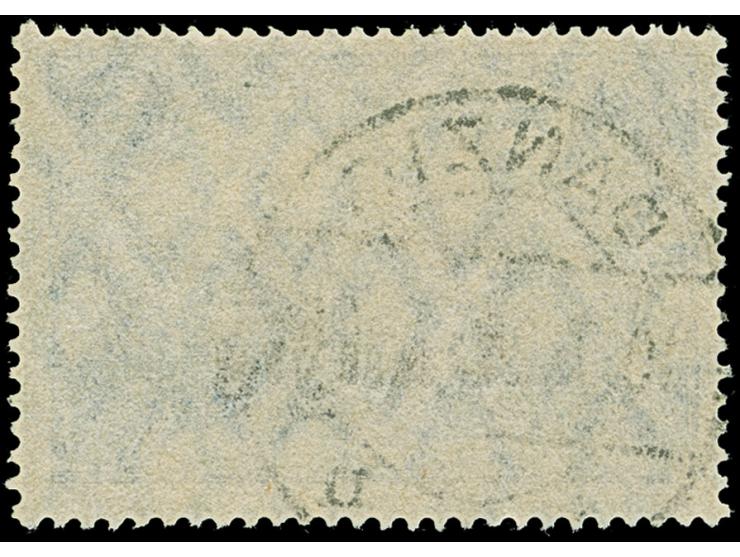 1920, 2 Mark schwarzblau, farbfrisch und gut gezähnt, sauber zeitgerecht gestempelt “DANZIG * 1 n 10.7.21”, tadellos, eine se