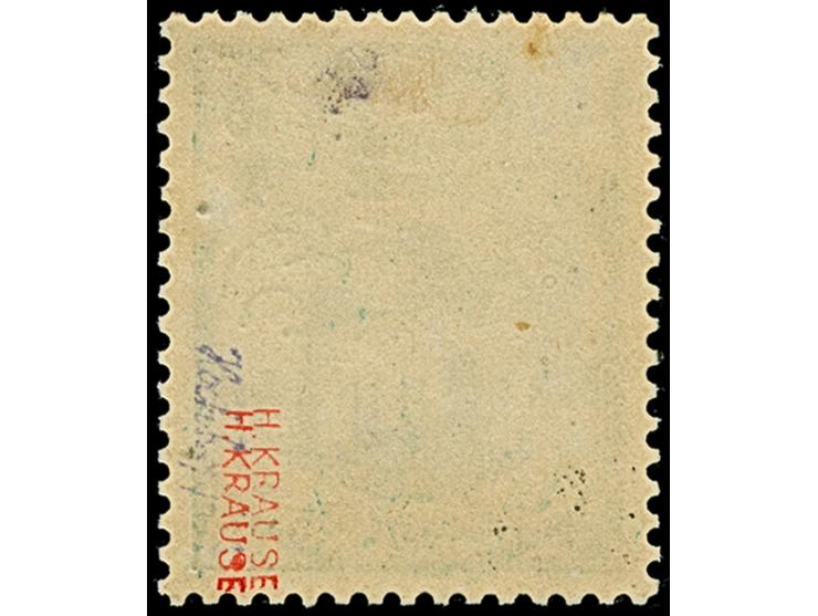 1921, Flugpost 40 Pfennig, vollflächig auf geklebter Papierbahn, sauber ungebraucht, tadellos, selten, u.a. sign Hochkeppeler