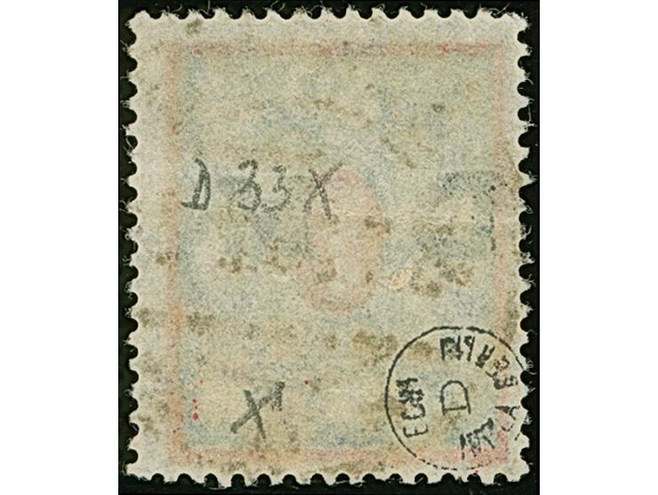 1922, Großes Staatswappen 50 Mark, stehendes Wasserzeichen, farbfrisch und gut gezähnt, sauber zeitgerecht gestempelt, tadell