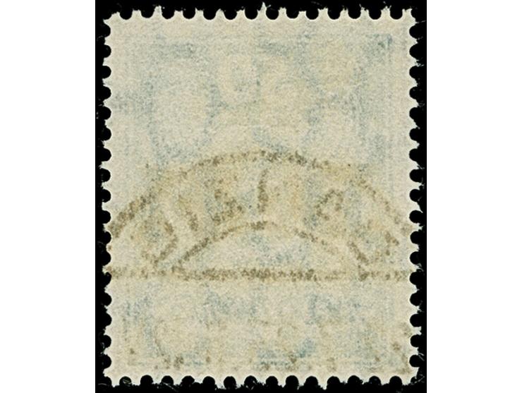 1923, Staatswappen 50 Mark, farbfrisch und gut gezähnt, sauber zentrisch und zeitgerecht gestempelt “DANZIG 22.7.23", tadello