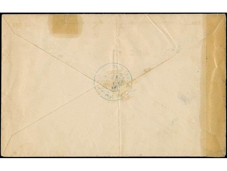 Bockenheim-Privat-Briefverkehr: 1892, 2 Pfg. violett (stark verblasst) mit Stempel “7 91 Nm” auf Brief mit Nachsendung an ein