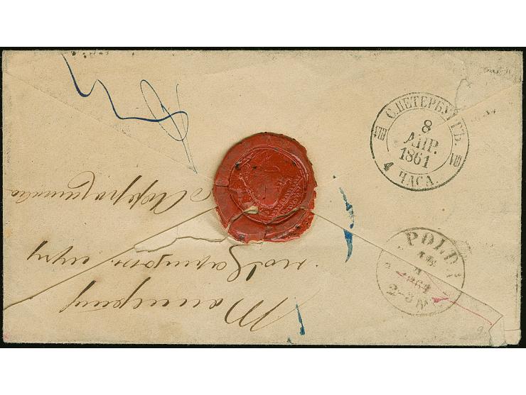 6 Kr. auf lebhaftgraurot und Farbänderung 3 Kr. auf hellgrautürkis, mit jeweils sauber aufgesetzter Nr. "115" und nebengesetz