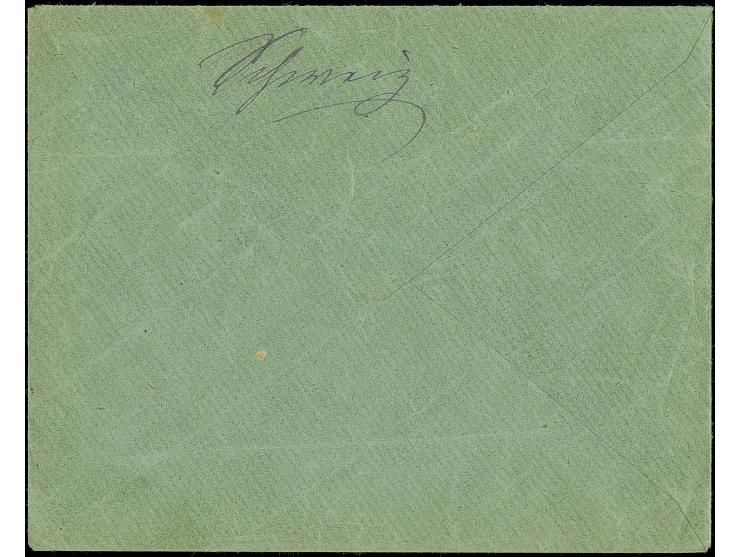 Erfurt-Privat-Stadtbrief-Beförderung: 1888, ½ d auf 1 Pfg. grün, Aufdrucktype I mit Stempel “Pr.St.Bef. ERFURT 9.APR.94” auf 