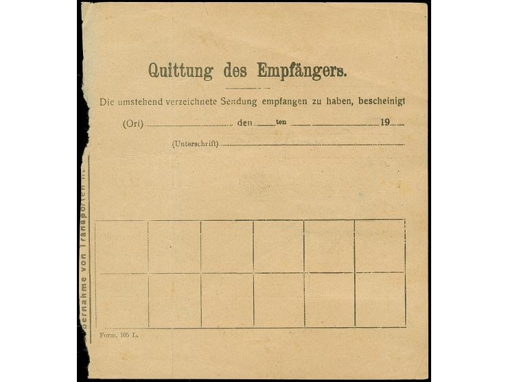 Leipzig-Leipziger Paketfahrt Albert Meyer: 1899, 30 Pfg. rot, zwei Einzelmarken mit Stempel “LEIPZIGER PAKETFAHRT ALBERT MEYE