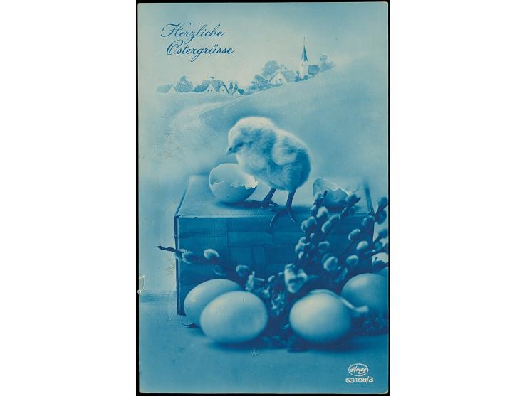 "PASTO VAGONAS No. 5-6 10.IV.25" sauber mehrfach auf u.a. 24-Werte 30 Centu auf 100 Mark mit litauischer Zufrankatur auf Kart