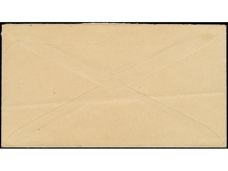 Hansa: 1889, König Albert und Königin Carola 3 Pfg. dunkelgrün mit Stempel “HANSA DRESDEN 25.6.89” auf Vordruckbrief “Theodor